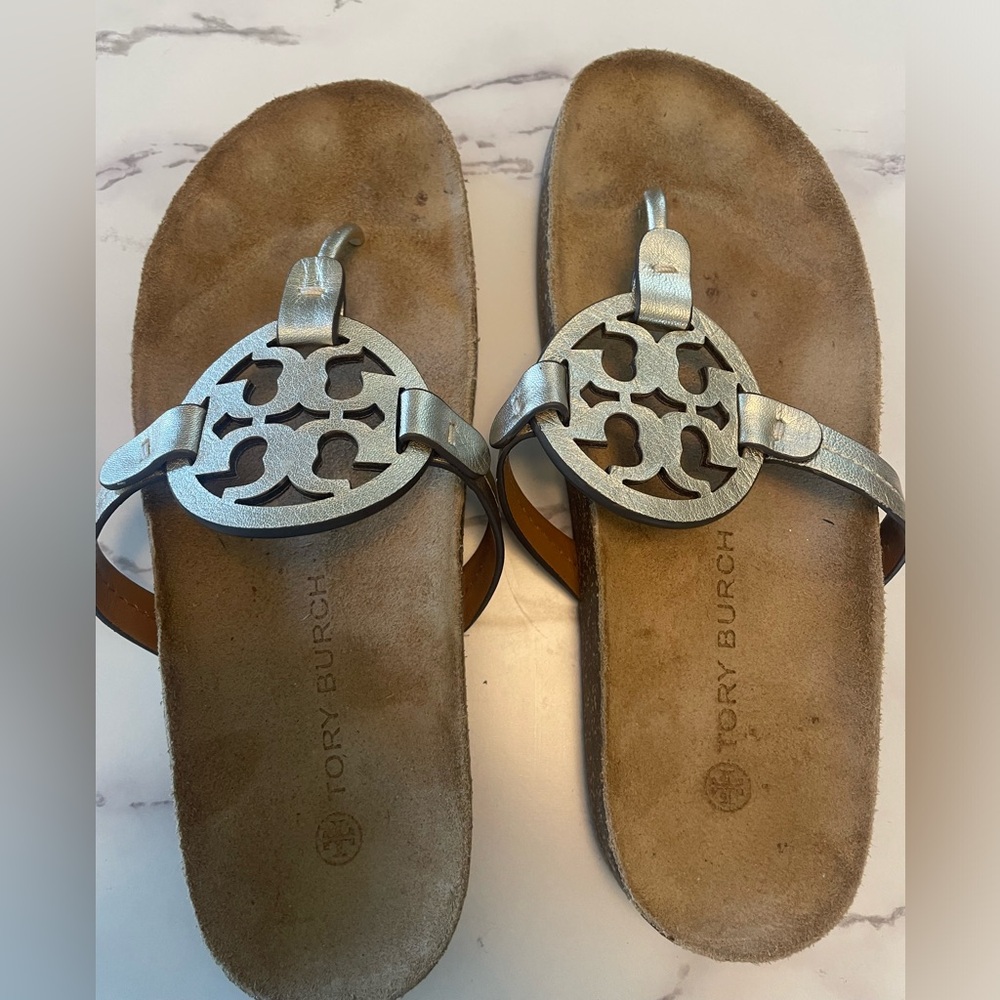 Tory Burch Miller Cloud Patent/Cork Sandals